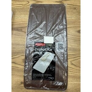Vintage 1986 Rubbermaid Sink Protector Mat #1311 Chocolate Brown 8"x17" USA New